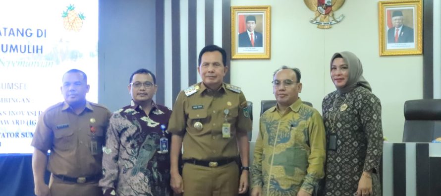 SOSIALISASI PENGUKURAN DAN PENILAIAN INDEKS INOVASI DAERAH DALAM RANGKA INDONESIA GOVEMMENT AWARD (IGA) DAN PEDOMAN TEKNIS PEMILIHAN INOVATOR SUMATERA SELATAN TAHUN 2023