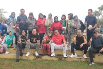 RUTINITAS SENAM PAGI DI HALAMAN KANTOR PEMKOT PRABUMULIH.