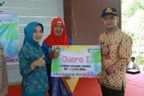 PENGUMUMAN DAN PENYERAHAN REWARD LOMBA SENAM LANSIA KOTA PRABUMULIH 2023