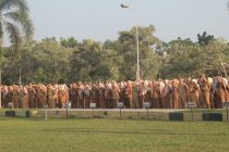 KEGIATAN APEL MINGGUAN DI LINGKUP PEMERINTAH KOTA PRABUMULIH