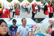 KEGIATAN SENAMPAGI BERSAMA MASYARAKAT KOTA PRABUMULIH DI TAMAN PRABUJAYA