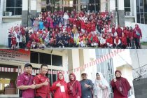 PERLOMBAAN 17 AN DALAM RANGKA HUT RI DI HALAMAN KANTOR DISDUKCAPIL