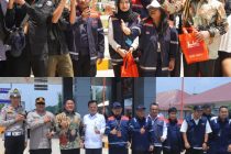 PERESMIAN PROGRAM BANK SAMPAH MOBILE PRABUMULIH SERTA PENINJAUAN JALAN TOL PRABUMULIH-INDRALAYA YANG BARU SAJA DI BUKA