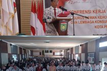 KONFERENSI KERJA KOTA DAN PELANTIKAN PENGURUS DEWAN KEHORMATAN GURU INDONESIA (DKGI) DAN LEMBAGA KONSULTASI BANTUAN HUKUM (LKBH) KOTA PRABUMULIH