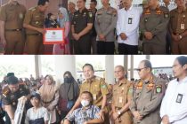 PENYERAHAN BANTUAN DAN PEMBERIAN INSENTIF BAGI ANGGOTA LVRI, PENYANDANG DISABILITAS, PEKERJA SOSIAL, GURU NGAJI, KETUA RT/RW, DLL SERTA BANTUAN KUNCI RUMAH LAYAK HUNI TRIWULAN III TAHUN 2022