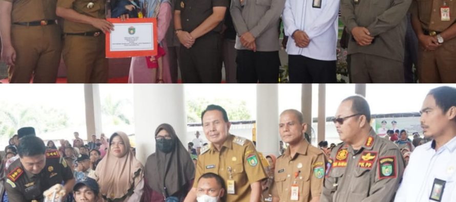 PENYERAHAN BANTUAN DAN PEMBERIAN INSENTIF BAGI ANGGOTA LVRI, PENYANDANG DISABILITAS, PEKERJA SOSIAL, GURU NGAJI, KETUA RT/RW, DLL SERTA BANTUAN KUNCI RUMAH LAYAK HUNI TRIWULAN III TAHUN 2022