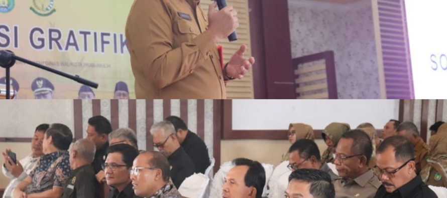 SOSIALISASI PENCEGAHAN GRATIFIKASI TAHUN 2023 TERKAIT MENINDAKLANJUTI RENCANA AKSI PROGRAM KORUPSI KPK TAHUN 2023
