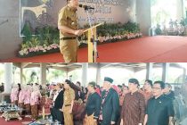 PELANTIKAN DAN PENGESAHAN PENGURUS KOTA PERSATUAN DRUM BAND INDONESIA (PDBI) PRABUMULIH SEKALIGUS KONSER PAMIT ATLIT DRUMBAND PRABUMULIH