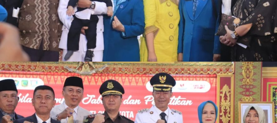 PENGAMBILAN SUMPAH JABATAN DAN PELANTIKAN PEJABAT WALIKOTA PROVINSI SUMATERA DI GRIYA AGUNG PALEMBANG