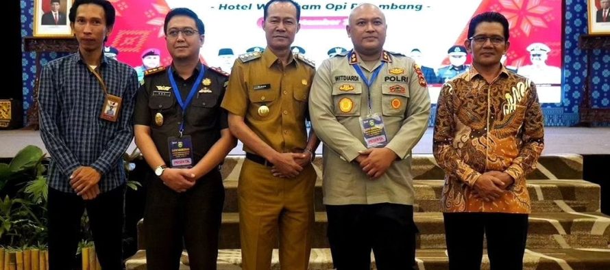 Rapat Koordinasi Forum Koordinasi Pimpinan Daerah (Forkopimda) Provinsi dan Kabupaten/Kota Se-Sumatera Selatan Tahun 2023