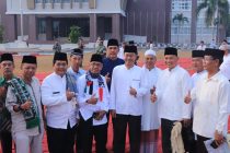 Sholat Istiqo (Sholat Minta Hujan) di Halaman Kantor Pemerintah Kota Prabumulih