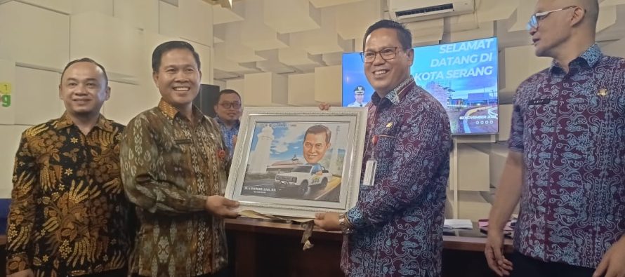 Kegiatan Orientasi Wartawan Kota Prabumulih Kunjungan ke Dinas Komunikasi dan Informatika Kota Serang