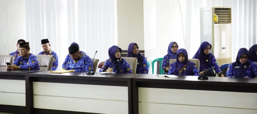 Rapat Bulanan Di Ruang Rapat Lt.1 Pemerintah Kota Prabumulih