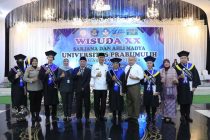 Wisuda ke-20 Universitas Prabumulih di Hall Siang Malam Prabumulih