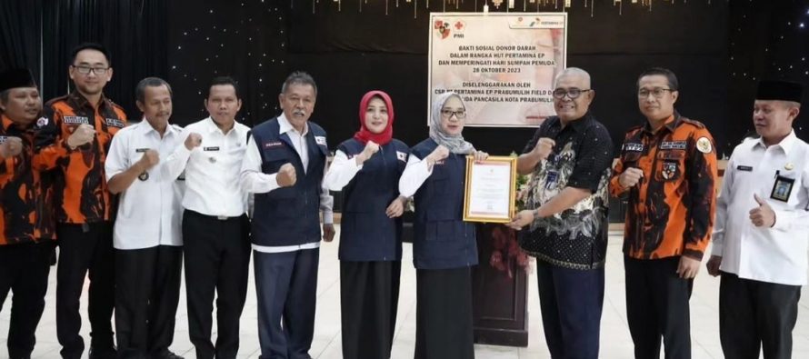 Bakti Sosial Donor Darah di Gedung Patra Ria Pertamina
