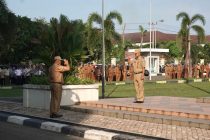 Apel mingguan di Halaman Pemerintah Kota Prabumulih