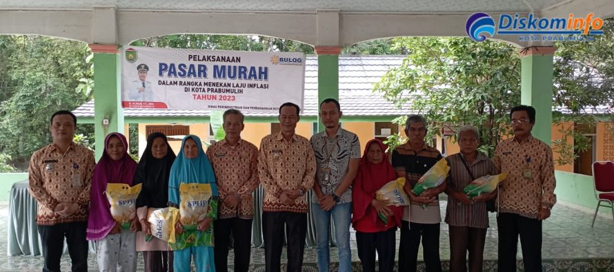 Kegiatan Pasar Murah Kerjasama Perum Bulog dan Pemerintah Kota Prabumulih Tahun 2023