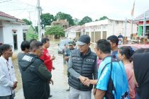 Pj Walikota Prabumulih H Elman ST MM Meninjau Lokasi Banjir Langsung di Sukaraja Prabumulih