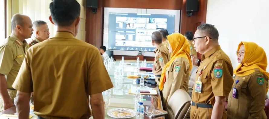 Zoom Meeting bersama Kemendagri RI dengan Agenda Rakor Pengendalian Inflasi Daerah Tahun 2024