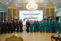 PENGAMBILAN SUMPAH JABATAN DAN PELANTIKAN PENJABAT BUPATI OGAN KOMERING IIR DAN PELANTIKAN PENJABAT KETUA TIM PENGGERAK PKK KABUPATEN OGAN KOMERING ILIR