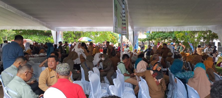 Tekan Laju Inflasi, Pj Walikota Prabumulih Launching Pasar Murah dalam Rangka Pengendalian Inflasi daerah.
