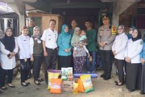 Percepat Penurunan Stunting Pj Walikota Prabumulih Tinjau dan berikan bantuan.