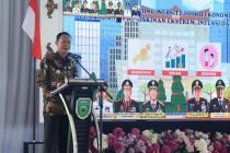 Pj Gubernur Sumsel bersama Pemkot Prabumulih Resmikan Launching Web Posko Ekonomi Di Kota Prabumulih