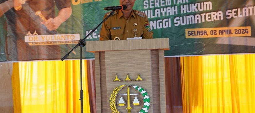 Operasi Pasar Murah, Gerakan Pangan Murah, dan Launching Program Adhyaksa Peduli Anak Umang,serentak Se sumatera Selatan