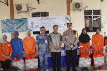 Pembagian Sembako Dari Bank BNI Kota Prabumulih Dalam Rangka Pengentasan Kemiskinan.