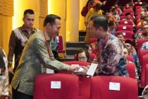 Penjabat Walikota Prabumulih H. Elman, ST, MM didampingi OPD terkait di lingkup Pemerintah Kota Prabumulih menghadiri Peringatan Puncak Hari Ulang Tahun ke-44 Perpustakaan Nasional Republik Indonesia (Perpusnas RI)