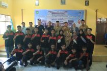 Kegiatan Pelepasan Keberangkatan Peserta Pelatihan dan Penempatan Tenaga Kerja asal Kota Prabumulih ke PT. Sansan Saudaratex Jaya Semarang