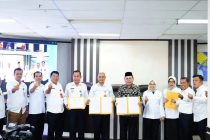 Penjabat Sekretaris Daerah Kota Prabumulih Drs Aris Priadi SH MSi menghadiri kegiatan rembuk stunting