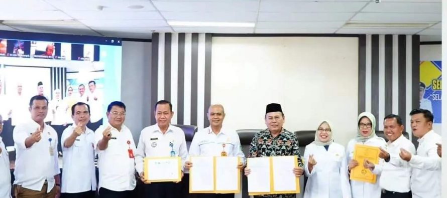 Penjabat Sekretaris Daerah Kota Prabumulih Drs Aris Priadi SH MSi menghadiri kegiatan rembuk stunting
