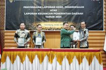 Pemerintah Kota Prabumulih kembali mendapatkan Penghargaan Opini Wajar Tanpa Pengecualian (WTP) atas Laporan Hasil Pemeriksaan Keuangan Tahun 2023, dari Badan Pemeriksa Keuangan (BPK ) RI
