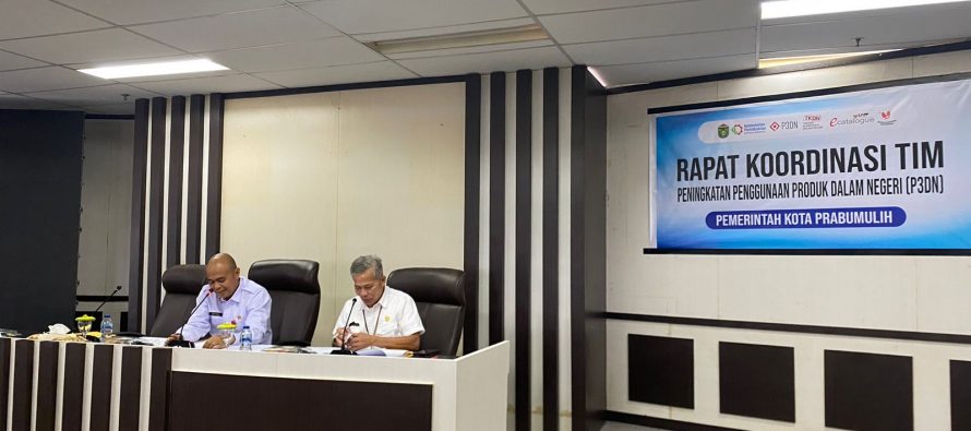 Rapat Koordinasi Tim Peningkatan Penggunaan Produk Dalam Negeri (P3DN) Pemerintah Kota Prabumulih