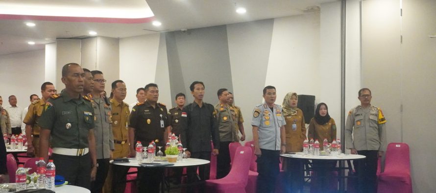 Kegiatan Penjabat Walikota Prabumulih H. Elman, ST., MM mengikuti Rapat Kordinasi Lintas Sektoral dalam rangka Kesiapan Pengamanan Pilkada Serentak 2024