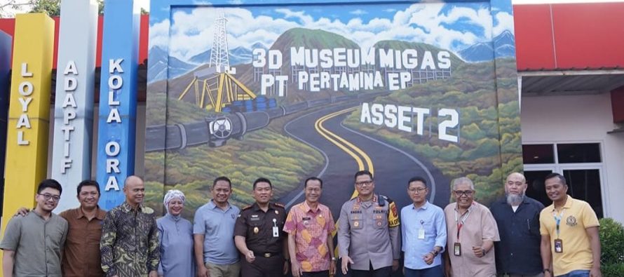 Penjabat Walikota Prabumulih Bpk. H. Elman, S.T, MM melaksanakan Kunjungan Kerja ke 3D Museum Migas PT. Pertamina EP Asset 2 Prabumulih
