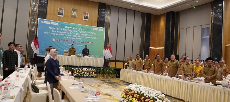 Penjabat Walikota Prabumulih H. Elman, ST, M.M Menghadiri Rapat Koordinasi dan High Level Meeting