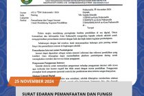 Surat Edaran Tentang Pemanfaatan dan Fungsi Internet Untuk Mendukung Kegiatan Pendidikan