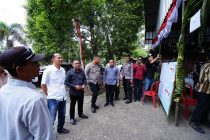PJ WALIKOTA PRABUMULIH BERSAMA FORKOPIMDA MEMANTAU LANGSUNG TEMPAT PEMUNGUTAN SUARA