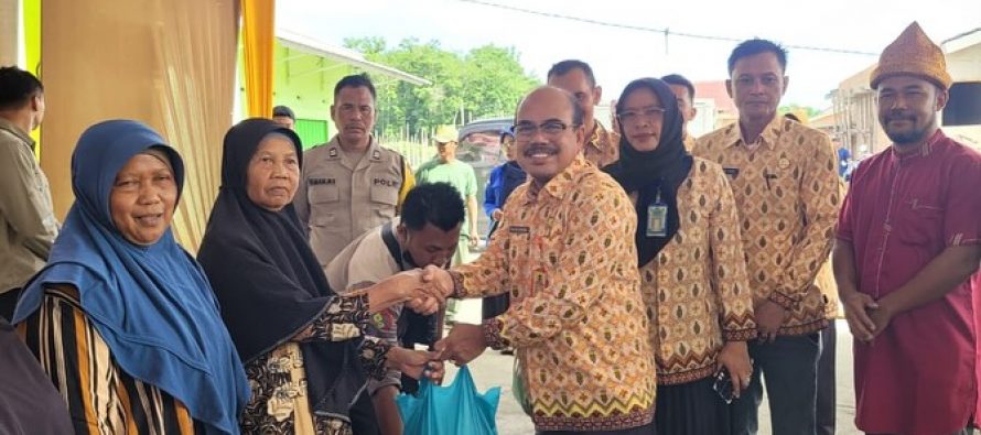 Pasar Murah di Desa Pangkul Jaya Prabumulih Resmi Dibuka