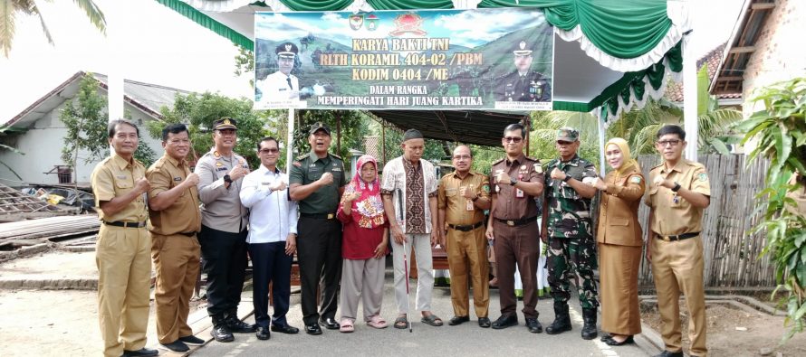 Peletakan Batu Pertama Bedah Rumah Tidak Layak Huni (RTLH) Tahun 2024 di Kota Prabumulih