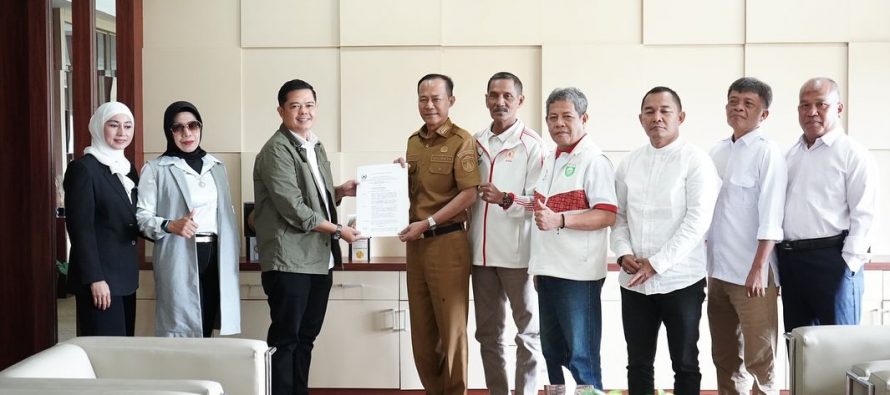 Pj Walikota Prabumulih Hadiri Acara Audiensi Antara Pemkot dengan KONI Prabumulih