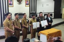 Penandatanganan Perjanjian Kerja Sama Antara Desa Se-Kota Prabumulih dengan Kejaksaan Negeri Kota Prabumulih