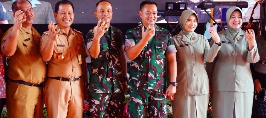 Kegiatan Pisah Sambut Komandan Batalyon Zeni Tempur 2 Samara Grawira Kota Prabumulih