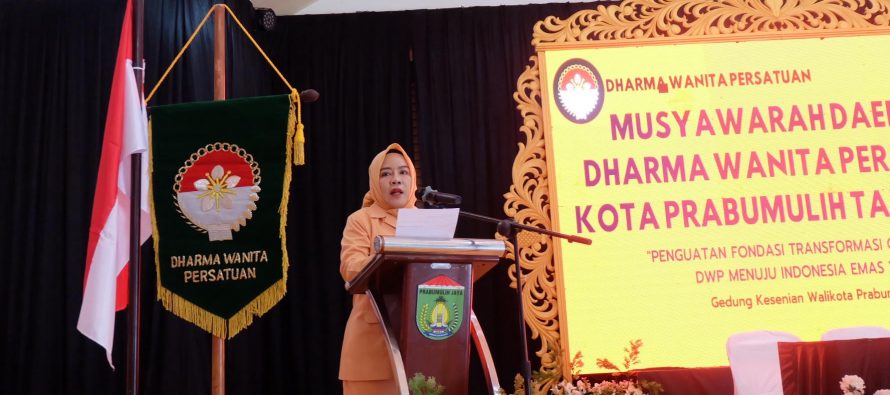 Perkuat Peran Perempuan, DWP Kota Prabumulih Resmi Buka Musda ke-V