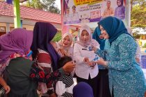Perkuat Layanan Kesehatan Dasar, TP PKK Prabumulih Sambangi Dua Posyandu : Posyandu Anggrek Kel. GIB dan Posyandu Walet Kel. Arimbi Jaya