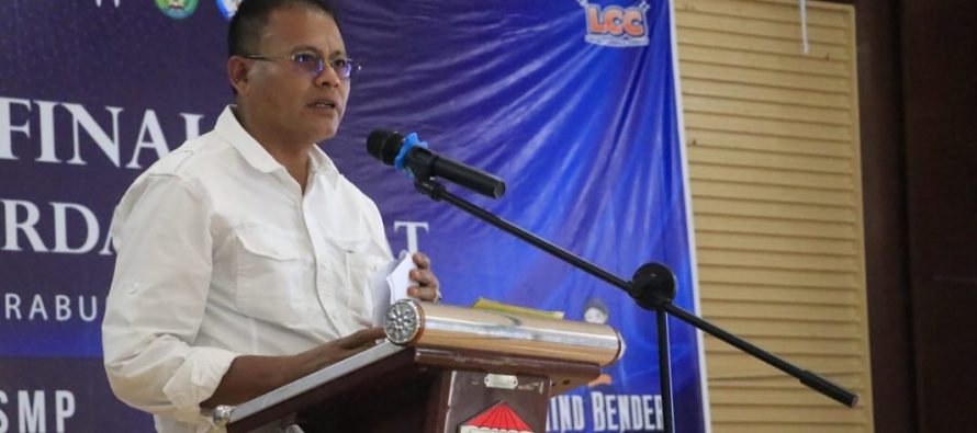 Wali Kota Prabumulih, H. Arlan, menghadiri acara Grand Final Lomba Cerdas Cermat Teman Pelajar Prabumulih