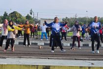 Pemkot Prabumulih Giatkan Senam Pagi dan Tinjau Lingkungan Demi Pelayanan Prima