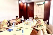 Rapat Koordinasi Pengendalian Inflasi Tahun 2025 Secara Virtual Ruang Rapat Walikota Prabumulih,
